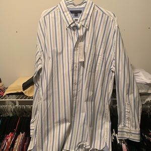 Men’s XL stripe button up